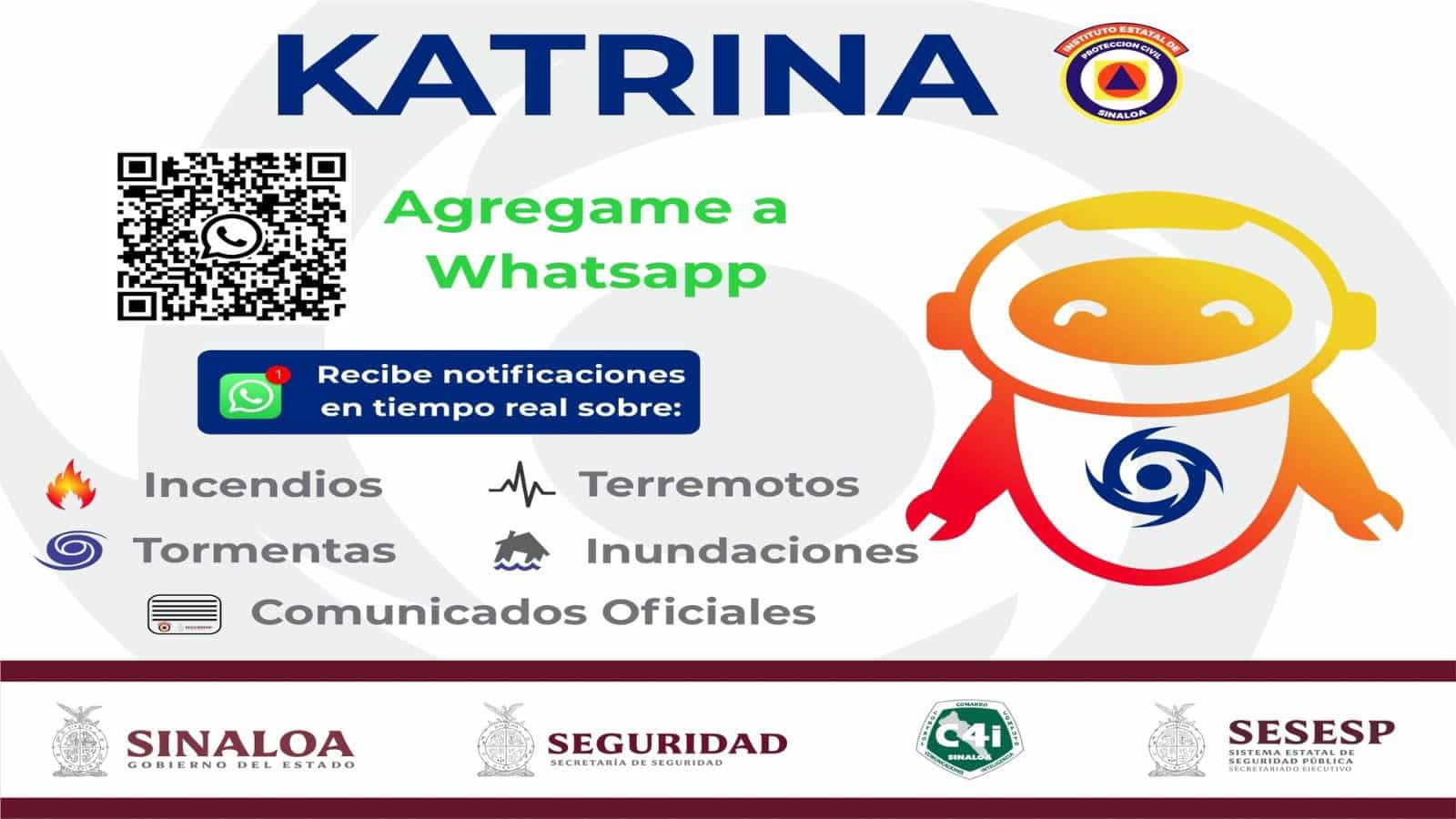 Chatbot Katrina de Protección Civil