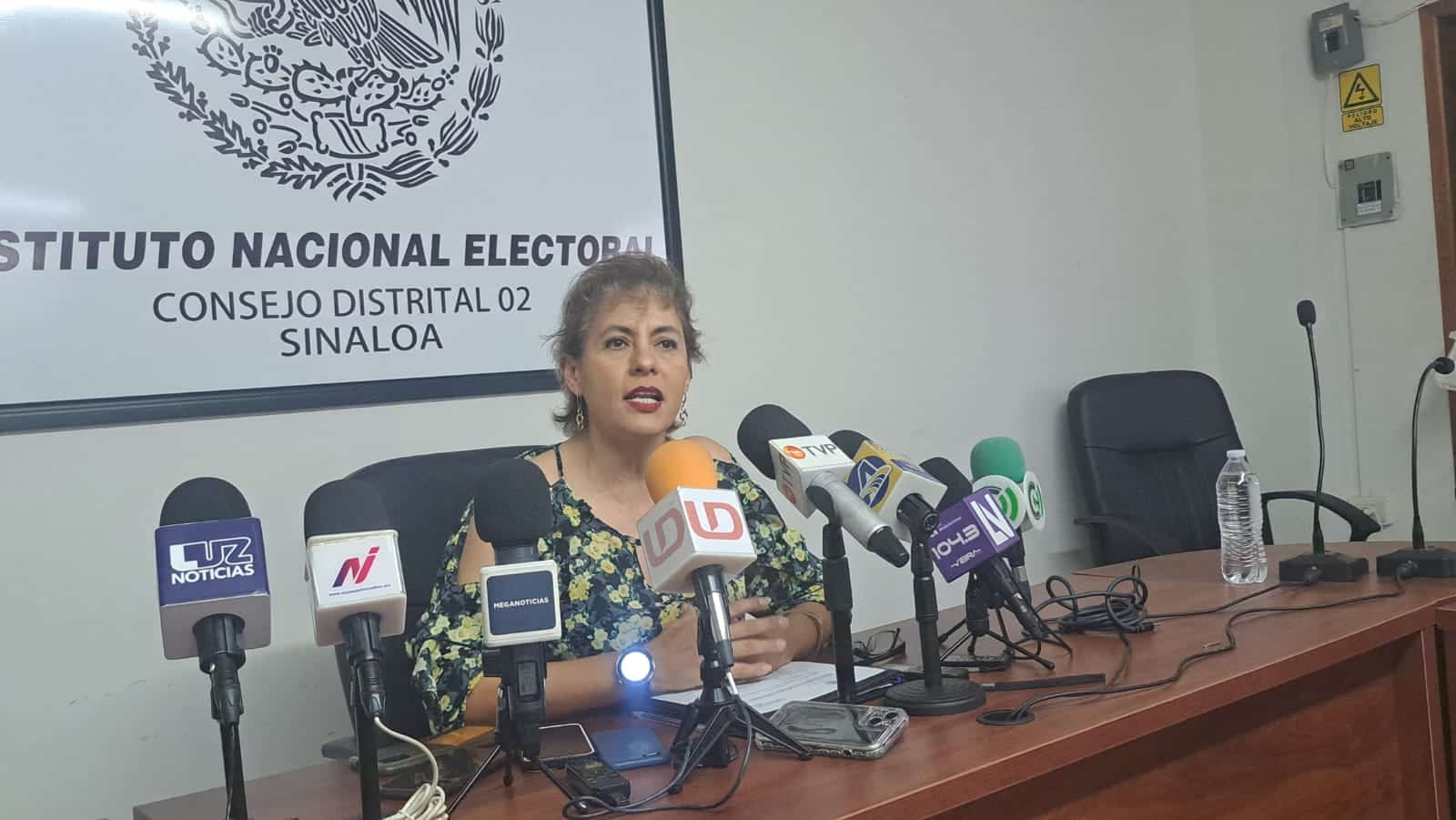 La titular del Instituto Nacional Electoral (INE) en Ahome, Kiry Rebeca Vences Solís