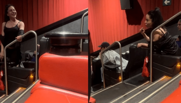 Se viraliza Lady Cinemex por altercado tras proyección de una película