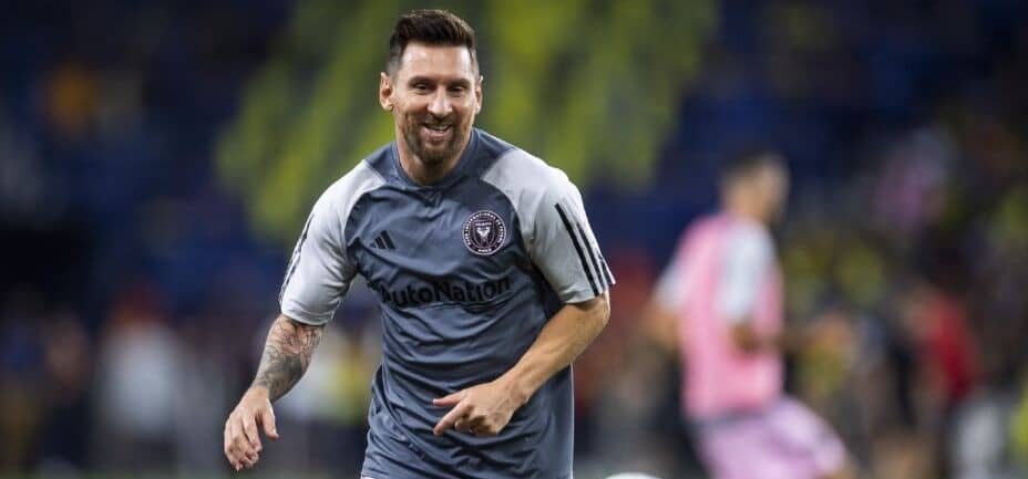 Lionel Messi en práctica del Inter de Miami