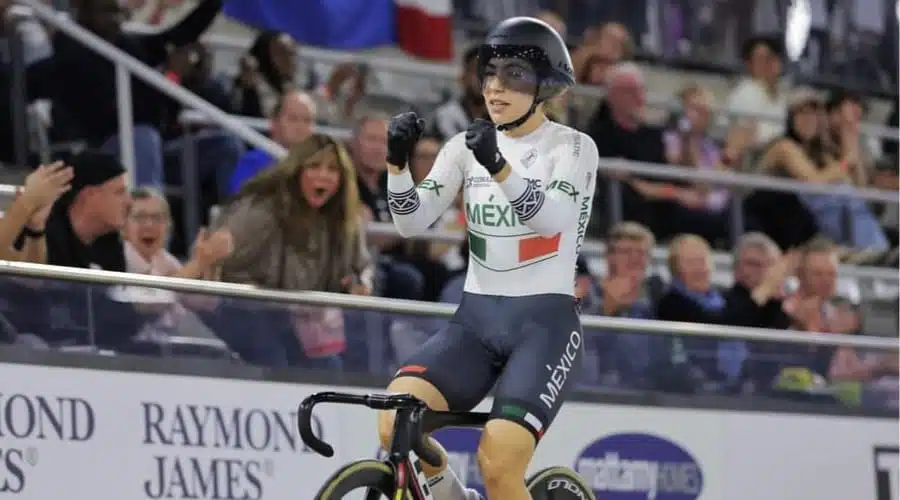 Luz Daniela Gaxiola celebra su podio en Copa de Naciones UCI