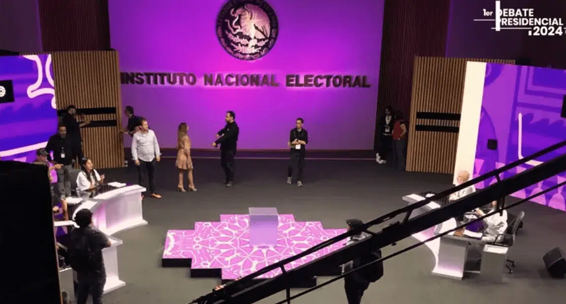 Máxima seguridad en instalaciones del INE por primer debate presidencial