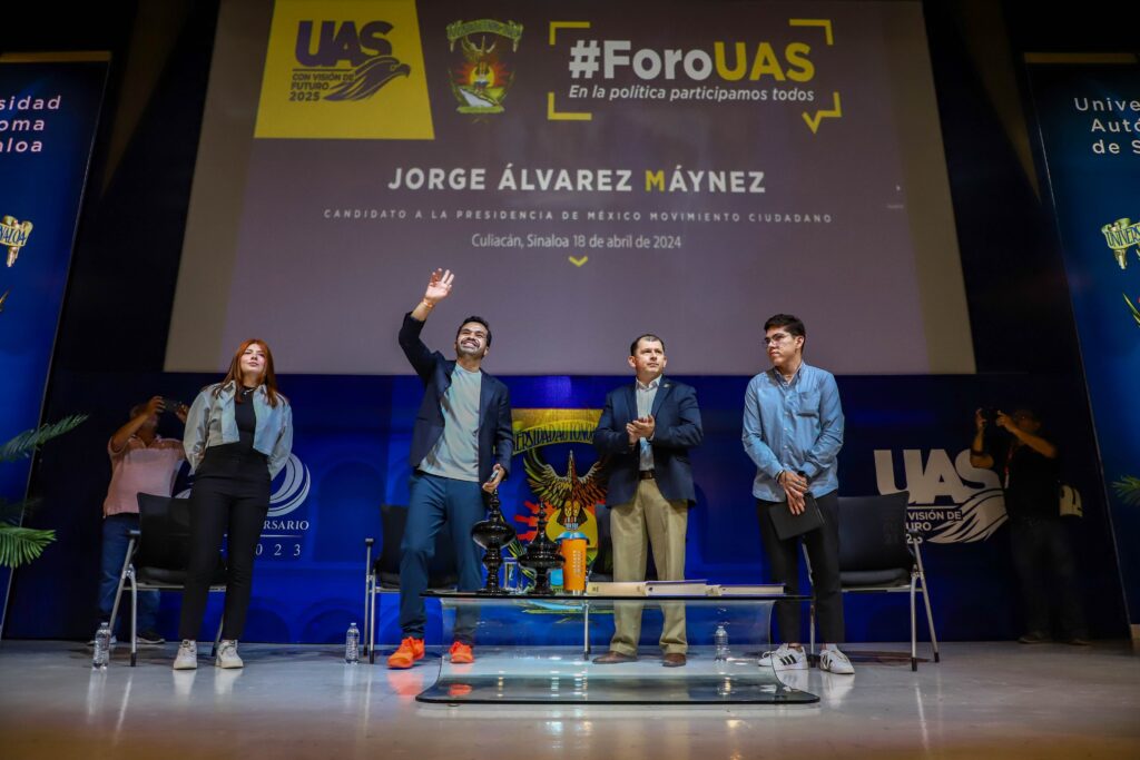 Jorge Álvarez Máynez en Universidad Autónoma de Sinaloa