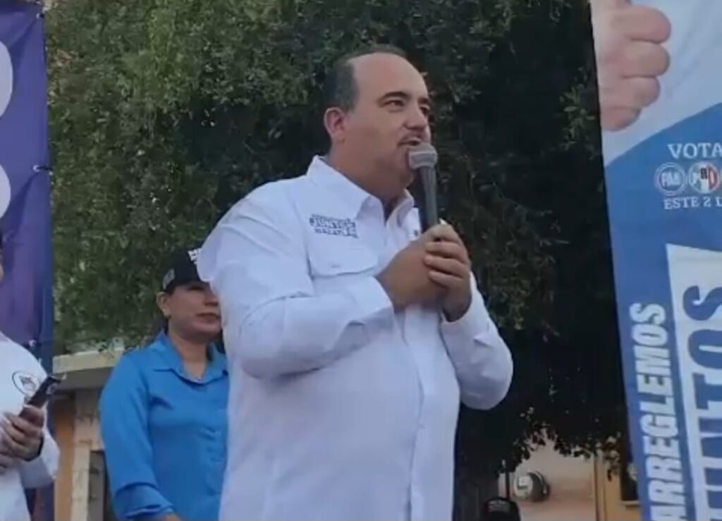Guillermo Romero, candidato a la alcaldía de Mazatlán por la Coalición Fuerza y Corazón por Sinaloa.