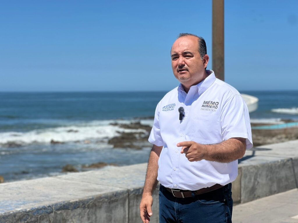Guillermo Romero Rodríguez, candidato a la alcaldía de Mazatlán.