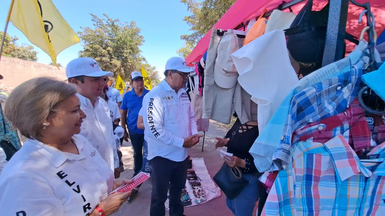 Candidato a la presidencia municipal de Ahome por la coalición “Fuerza y corazón por Sinaloa” integrada por PAN, PRI, PRD y PAS, José Domingo “Mingo” Vázquez Márquez.
