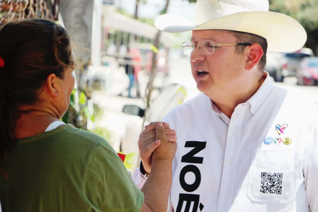 Noé Heredia Ayón, candidato a diputado federal por el distrito 07 de Culiacán por la coalición “Fuerza y corazón por México”.