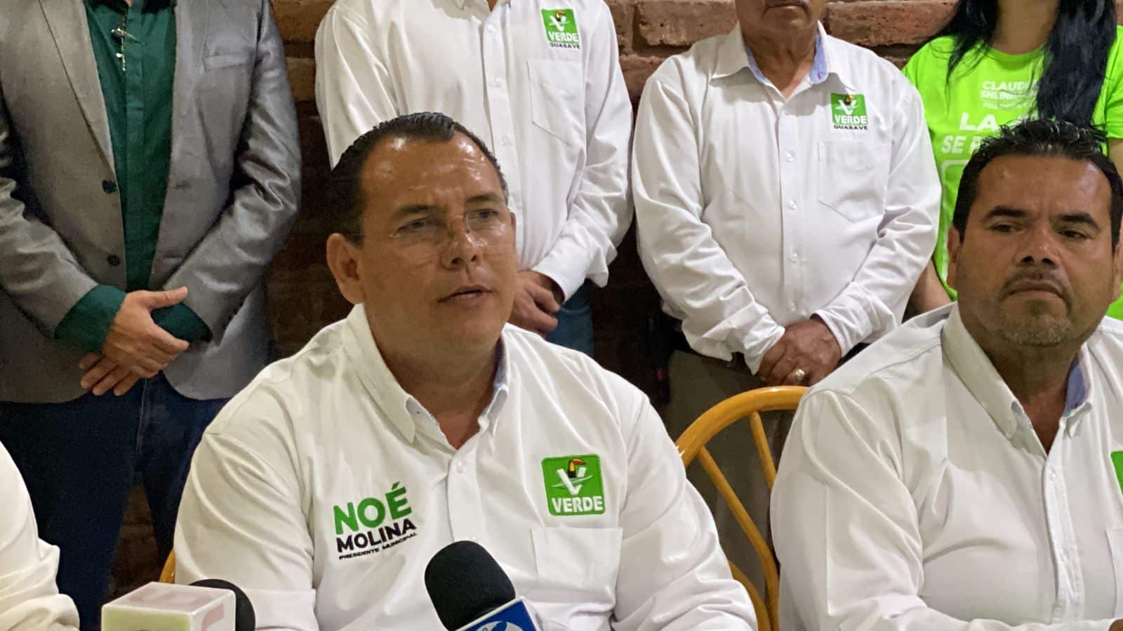 Noé Molina Ortiz, candidato a presidente municipal de Guasave por el Partido Verde Ecologista de México (PVEM)