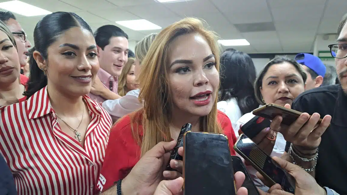 Paola Gárate, dirigente del PRI en Sinaloa