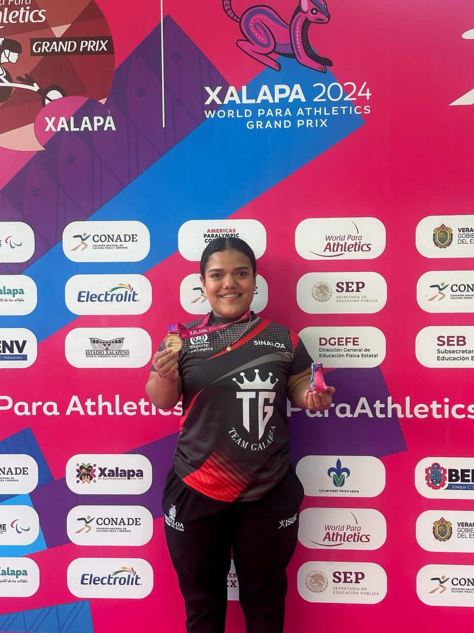 Pauleth Mejía en el Grand Prix de Xalapa