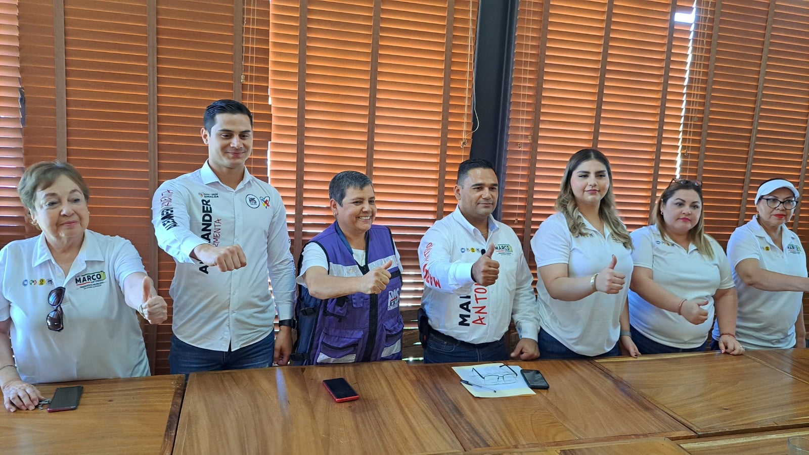 Planilla integrada por Alondra Camacho, Iliana Moraga y Alexander Armenta por el Partido Sinaloense, mientras que Socorro del Carmen Astorga es propuesta por el PAN; Iraís Pérez del PRD y Rosana Acosta Montes propuesta por el PRI.