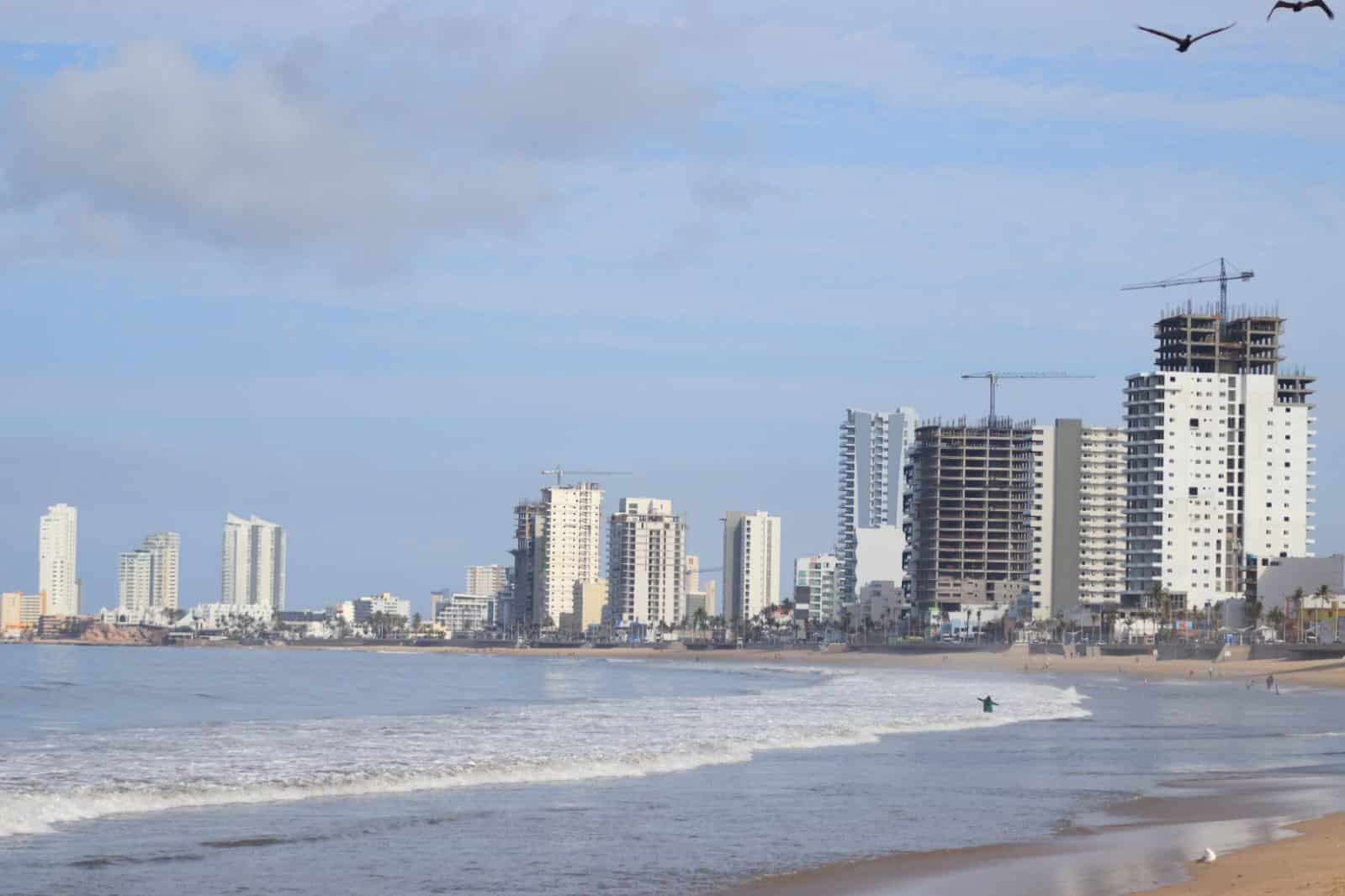 Hoteles en playa de Mazatlán.