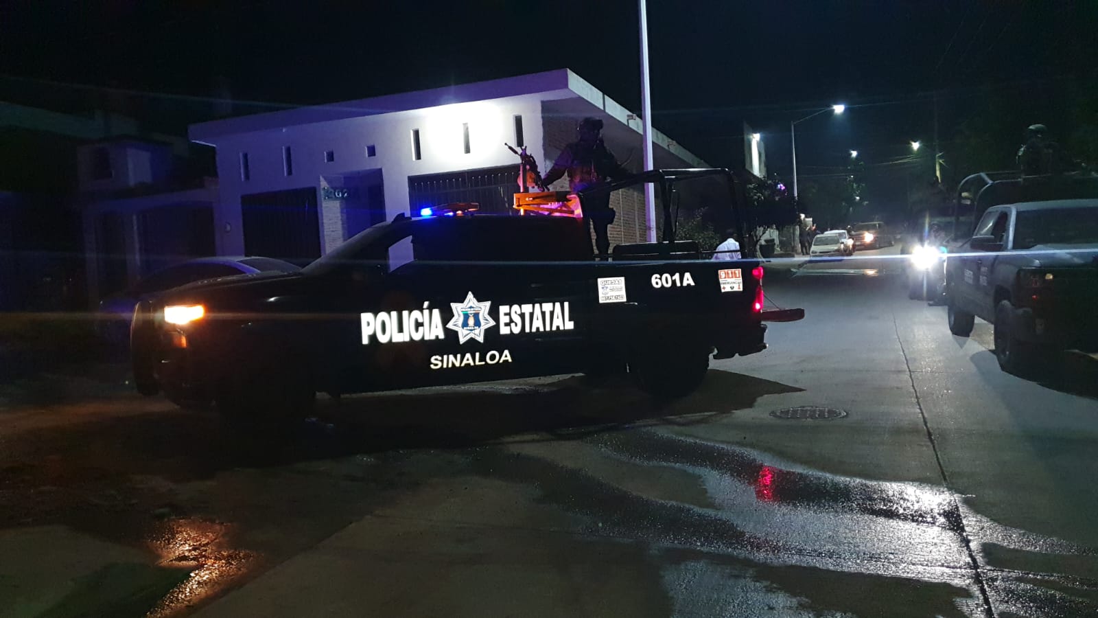 Patrulla de la Policía Estatal de Sinaloa