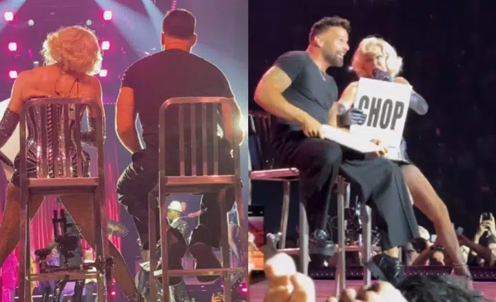 Ricky Martin sorprende como invitado especial en concierto de Madonna