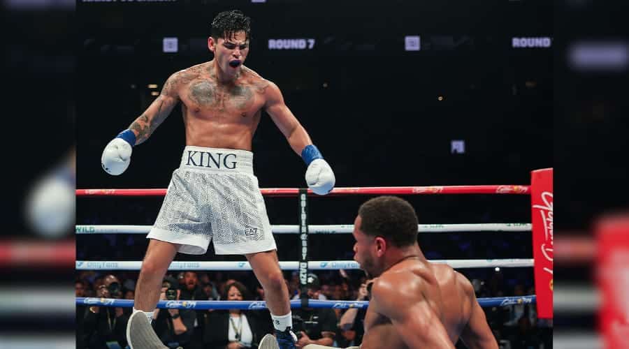Ryan García venció por decisión mayoritaria a Devin Haney.