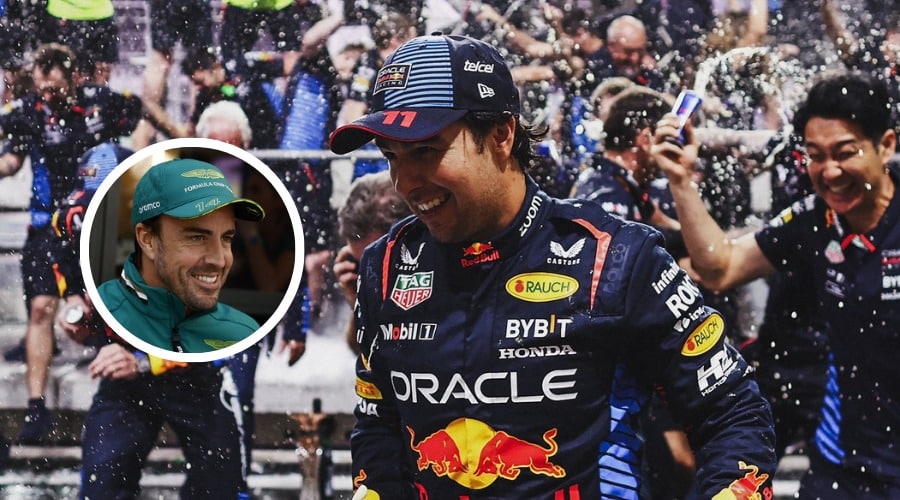 Sergio “Checo” Pérez y Fernando Alonso