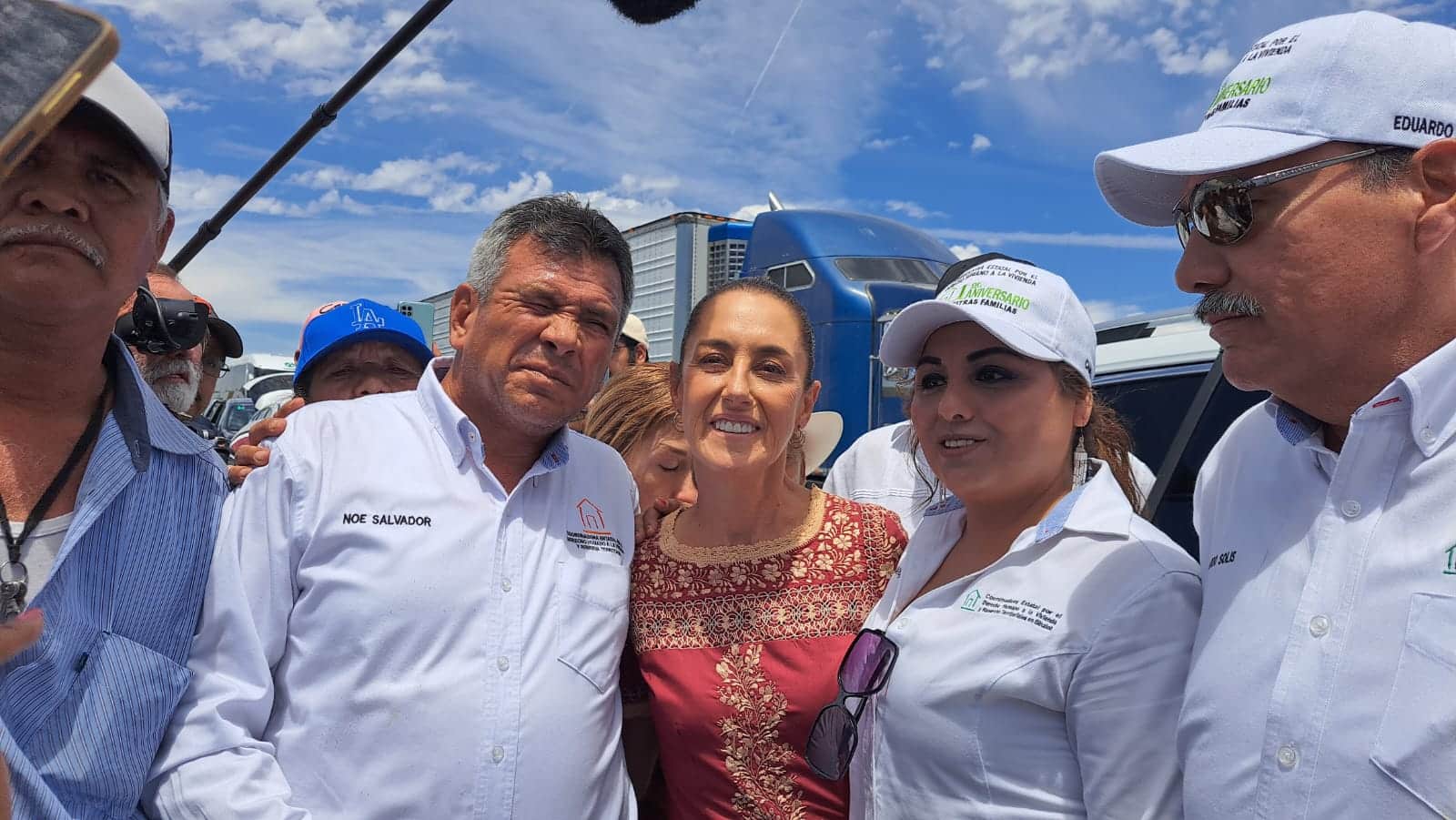 Claudia Sheinbaum Pardo atiende a los “sin casa”