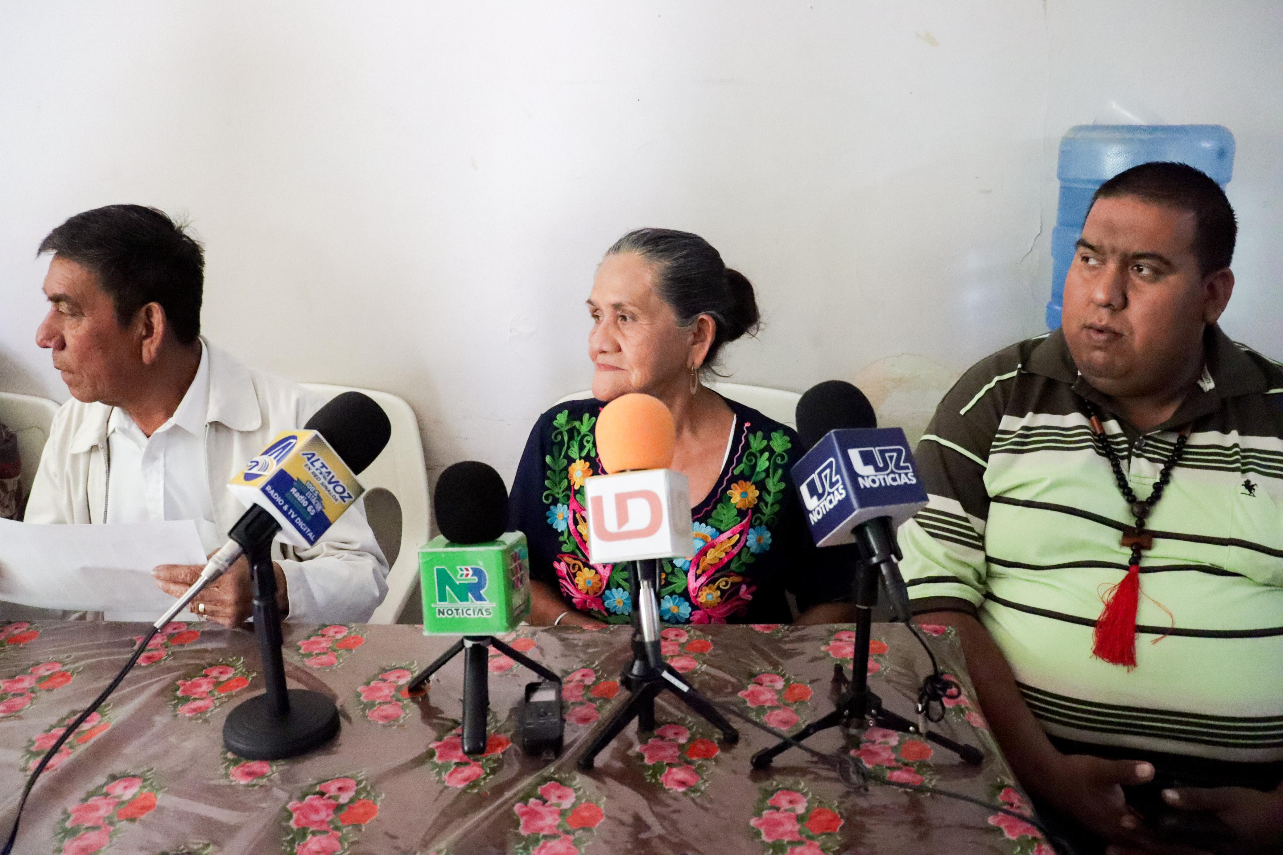 Silvina Valenzuela Valenzuela en rueda de prensa