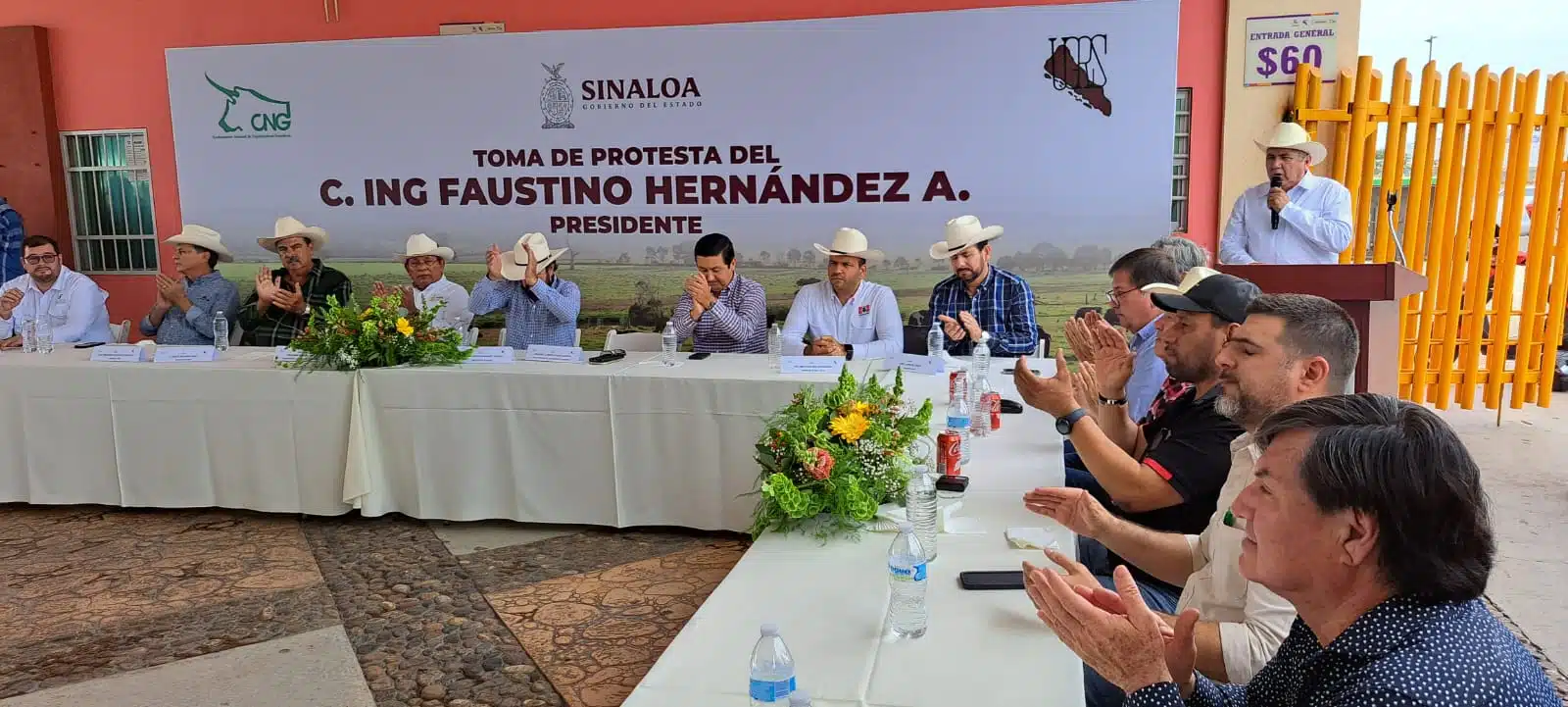 Faustino Hernández Álvarez rindió protesta como nuevo presidente de la Unión Ganadera Regional de Sinaloa(UGRS)