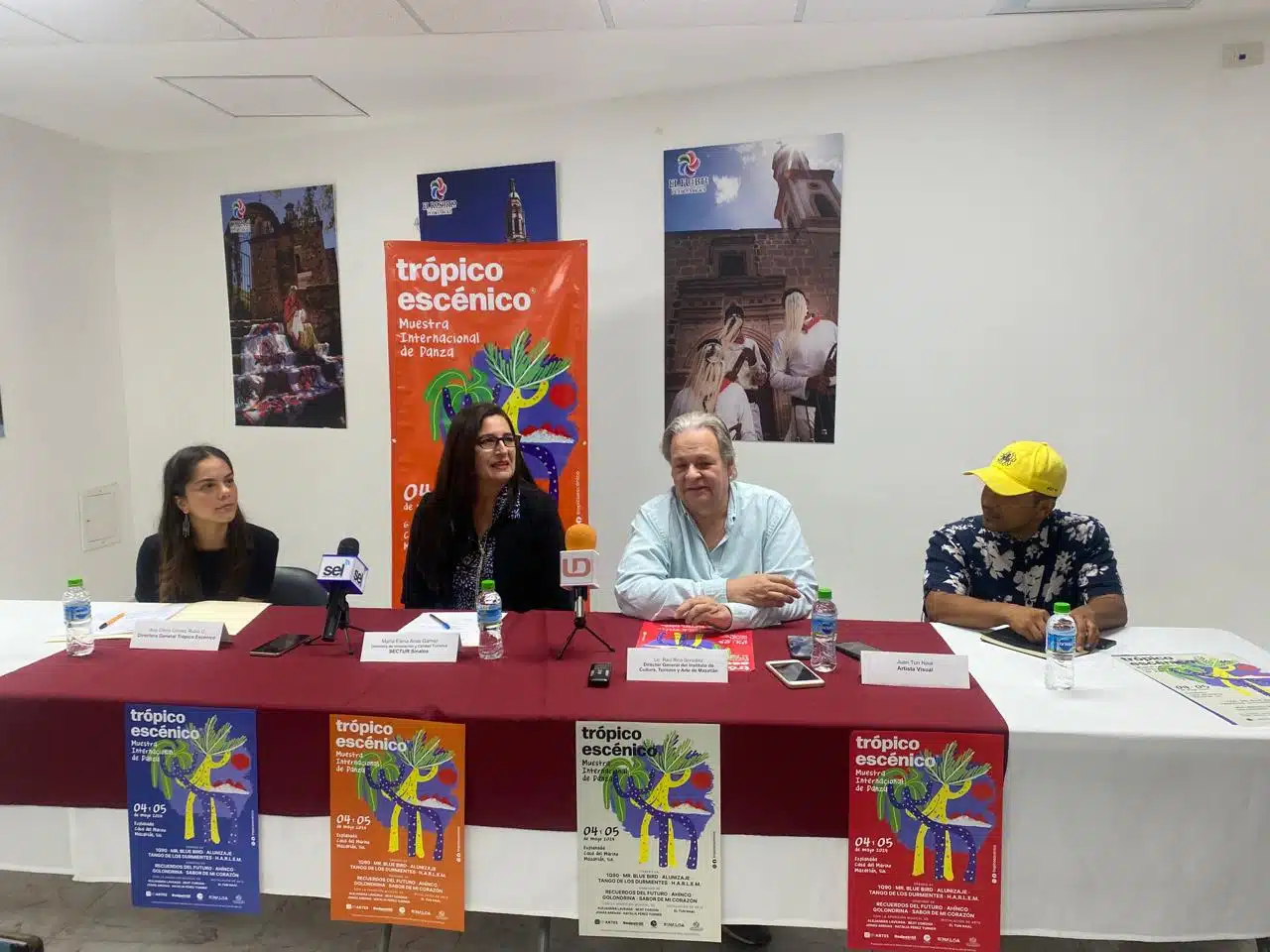 Rueda de prensa para presentar el festival Trópico Escénico, Muestra Internacional de Danza