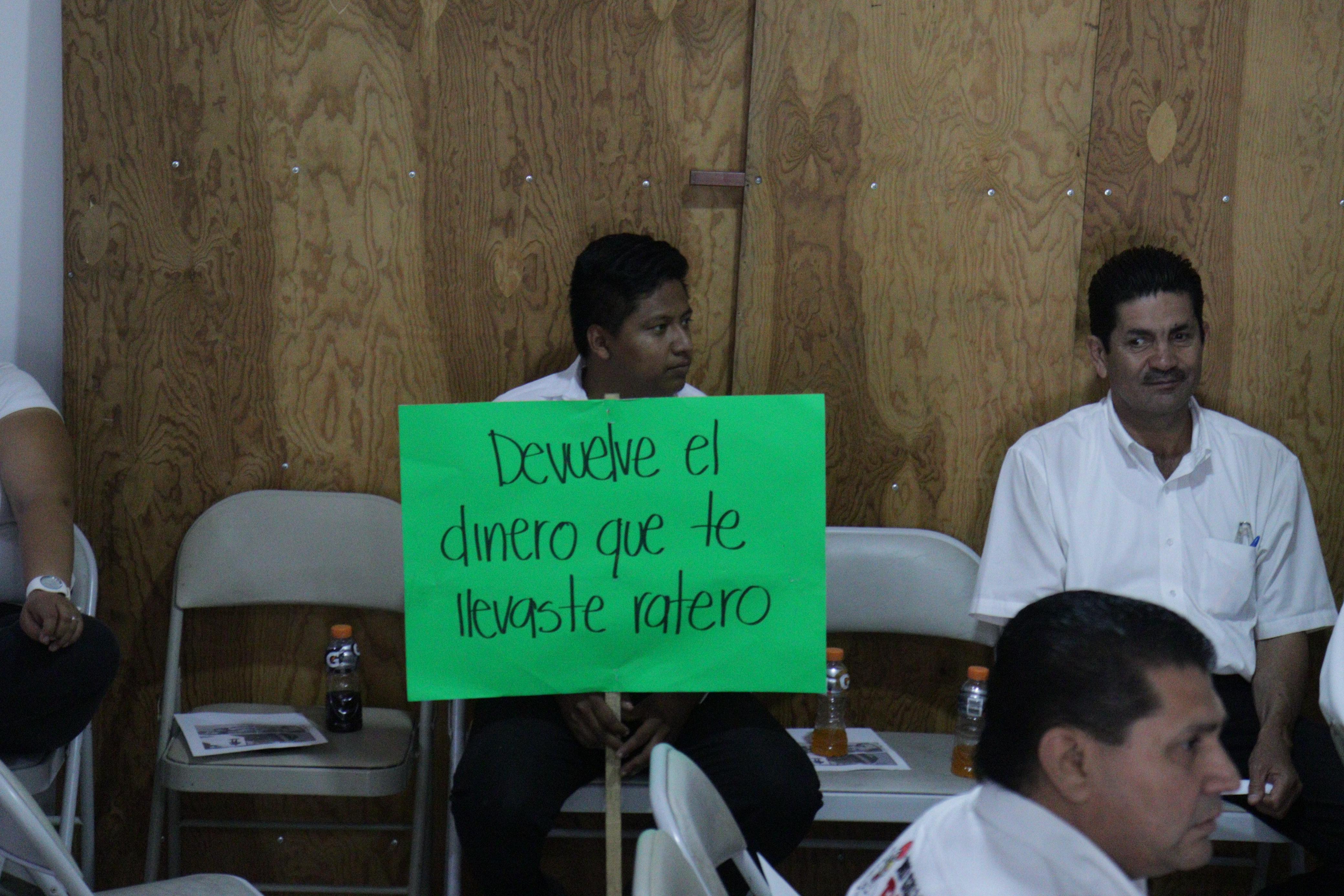 Rueda de prensa de la Unión de Trabajadores del Volante del Norte de Sinaloa