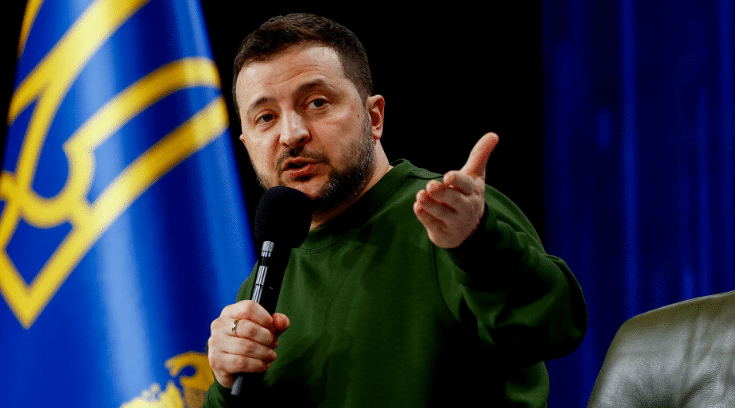 Volodímir Zelenski pide l Congreso de EU que apruebe la ayuda militar para Ucrania