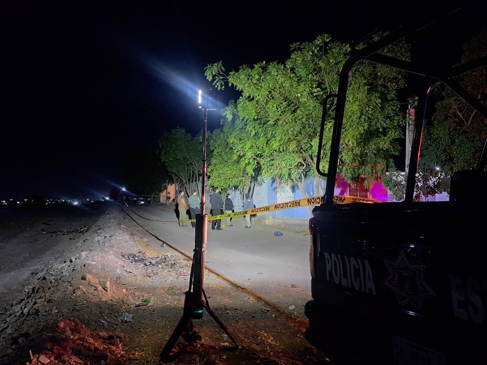 Lugar de asesinato en Culiacán