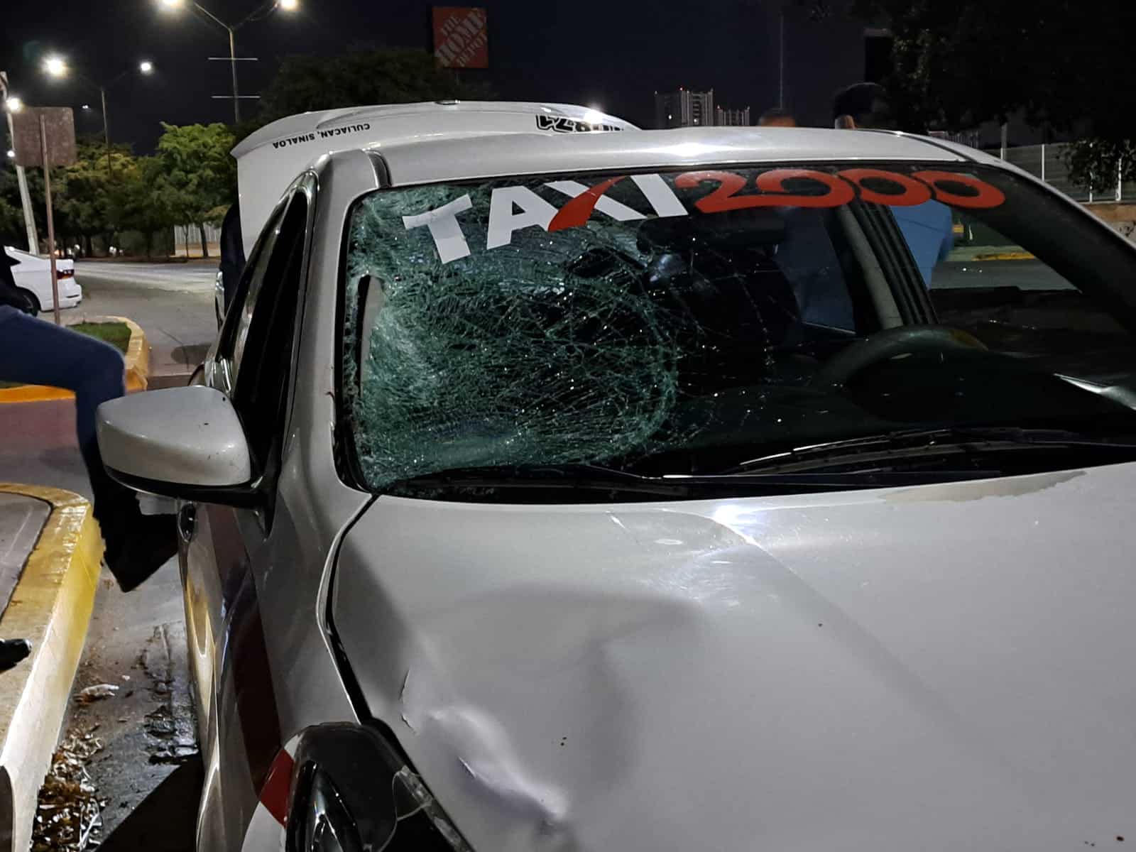 Atropellamiento de taxi