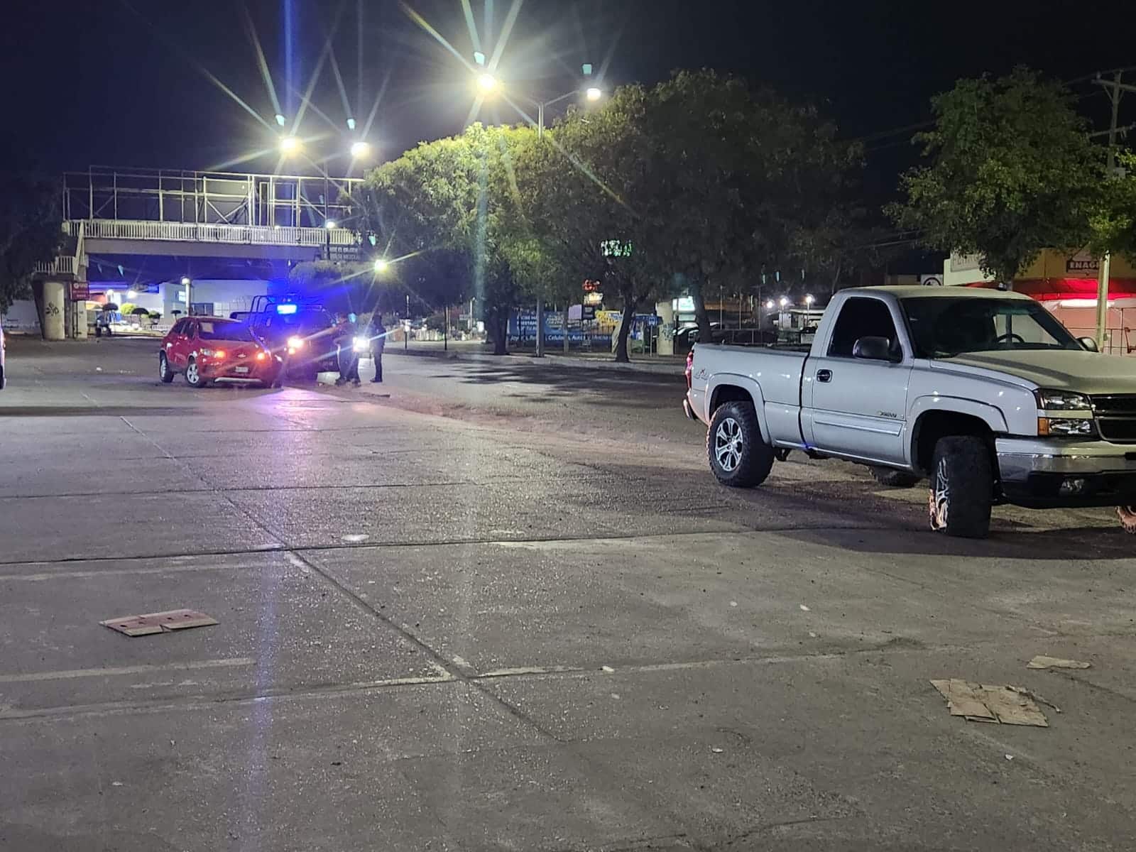 Carros ponchados en Culiacán