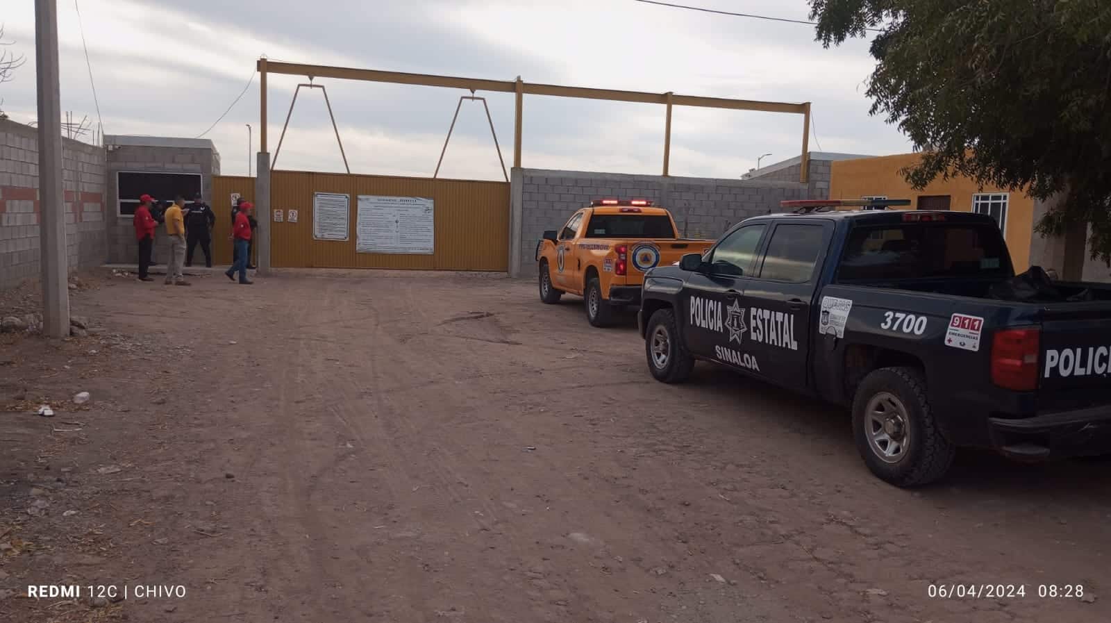 Explosión de tubería de gas