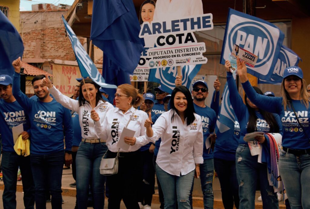 Yoneida Gámez Vázquez, candidata a presidenta municipal de Choix por los partidos PRI-PAN-PRD-PAS