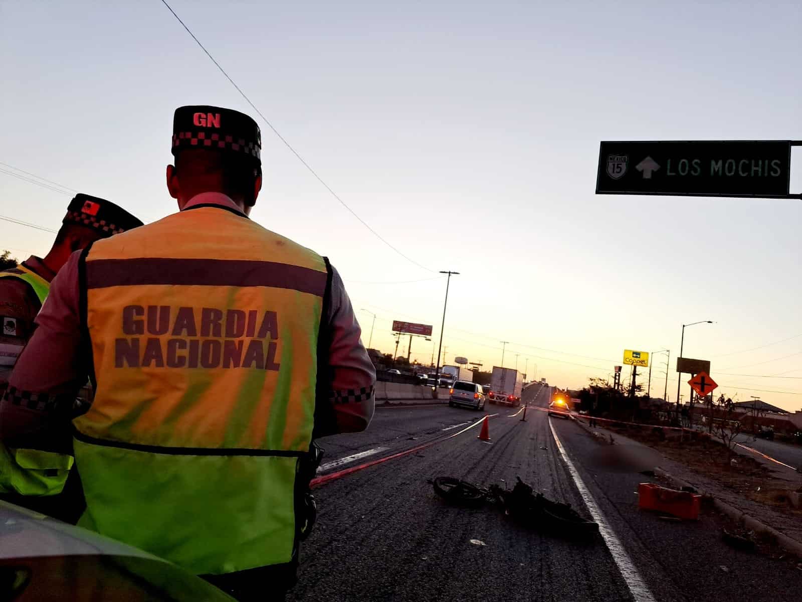 Elementos de la Guardia Nacional en carretera