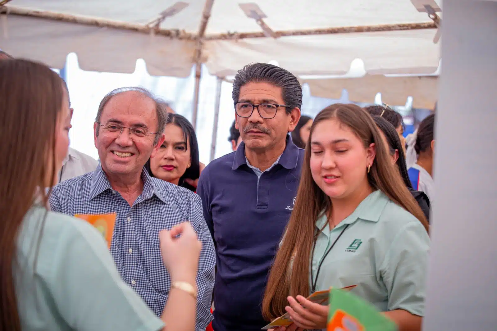 El Colegio de Bachilleres del Estado de Sinaloa inauguró este miércoles en Guasave la sexta Feria Emprende Cobaes para el Bienestar./ Foto: Alma Camacho