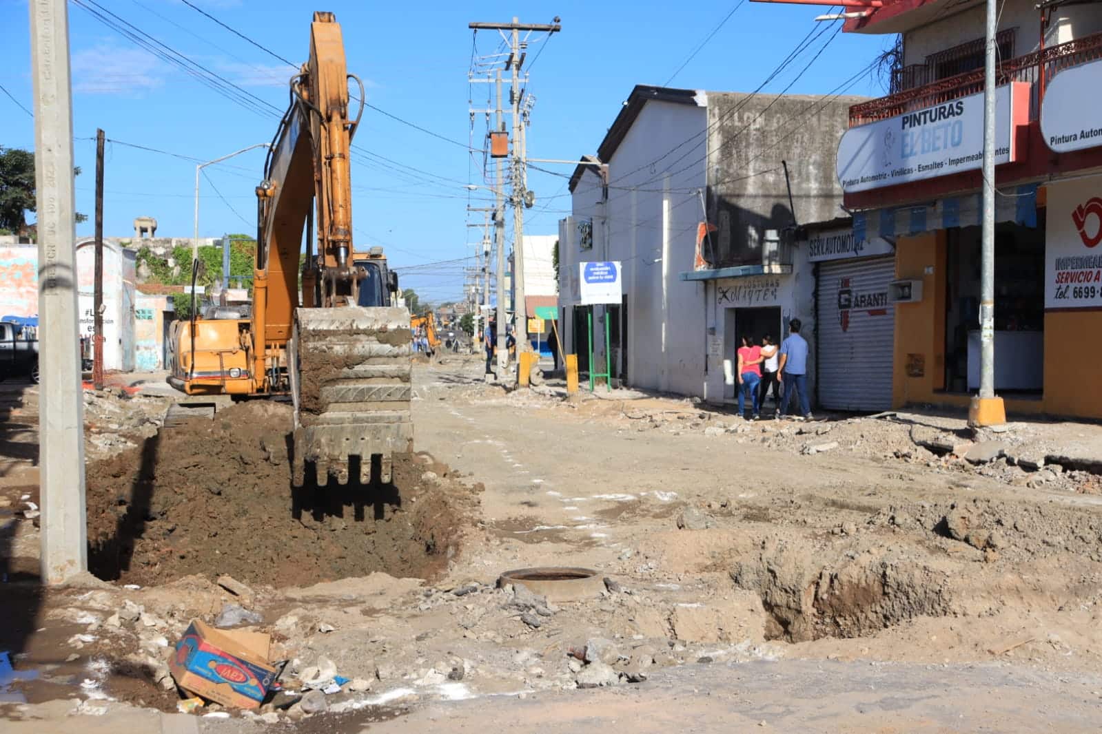 Avenida Insurgentes en rehabilitación