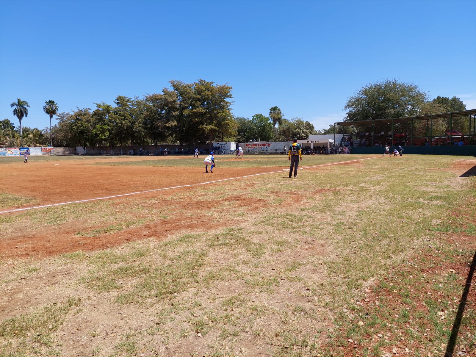 Jugadores en cancha
