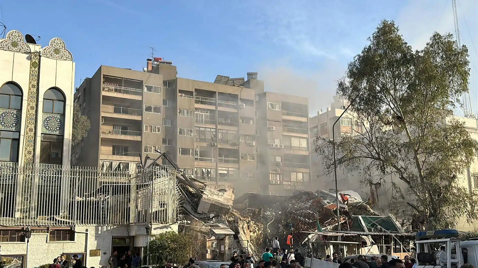 Ataque aéreo al consulado de Irán en Damasco