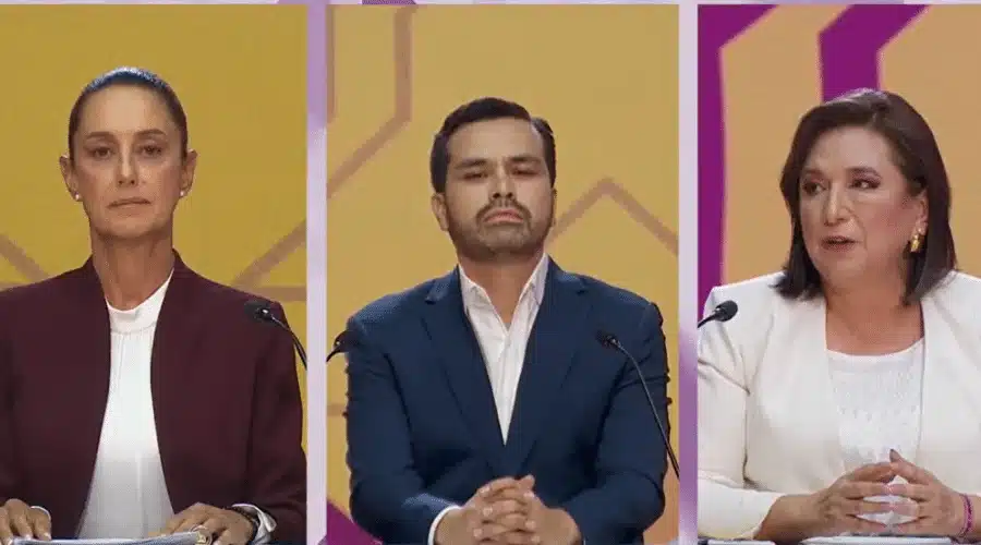Los candidatos a la presidencia de México contrastaron propuestas en el primer Debate Presidencial.