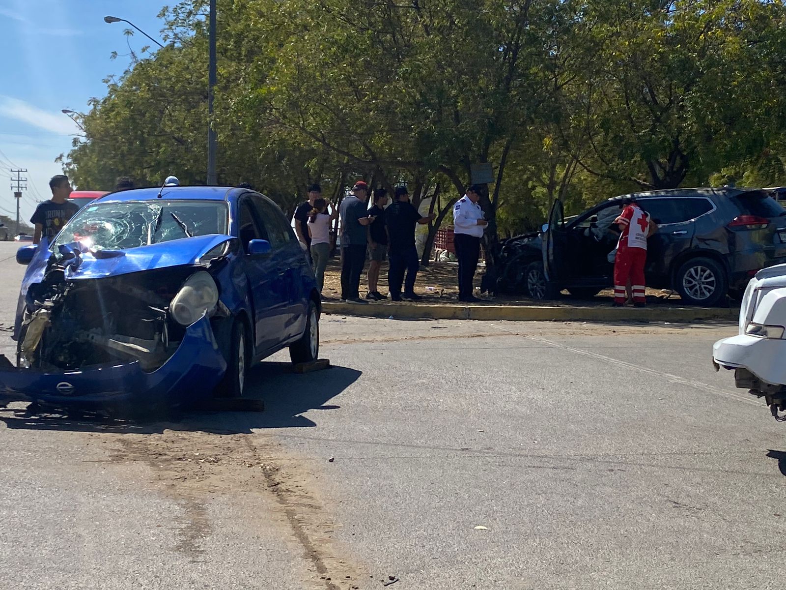 Automóvil accidentado.