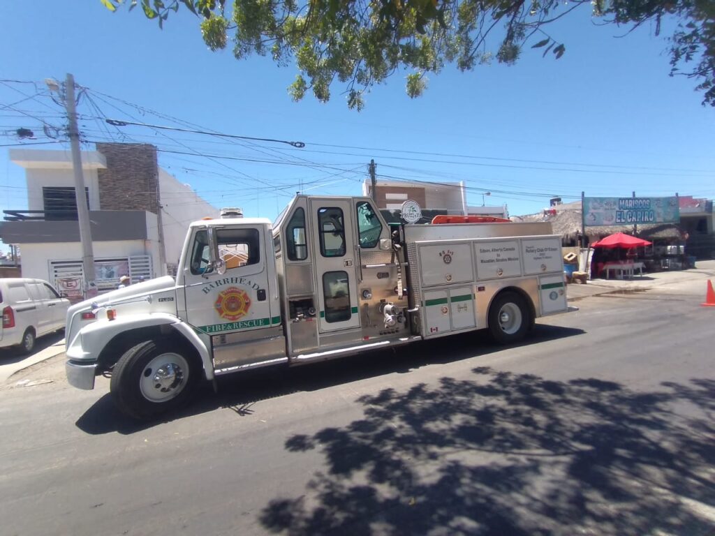 Camión de bomberos de Mazatlán