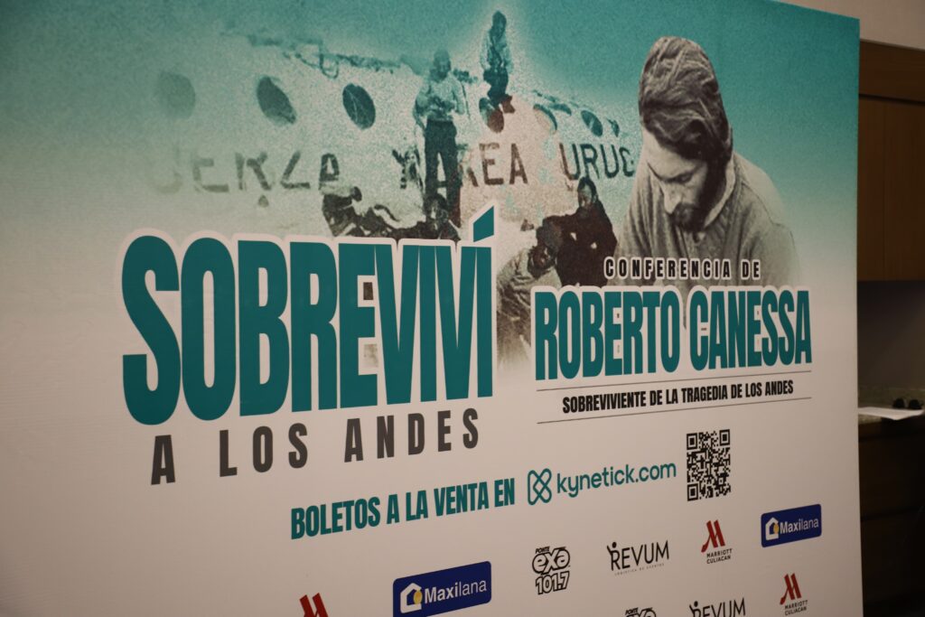 Conferencia de prensa para invitar a “Sobreviví a Los Andes” en Culiacán y Mazatlán