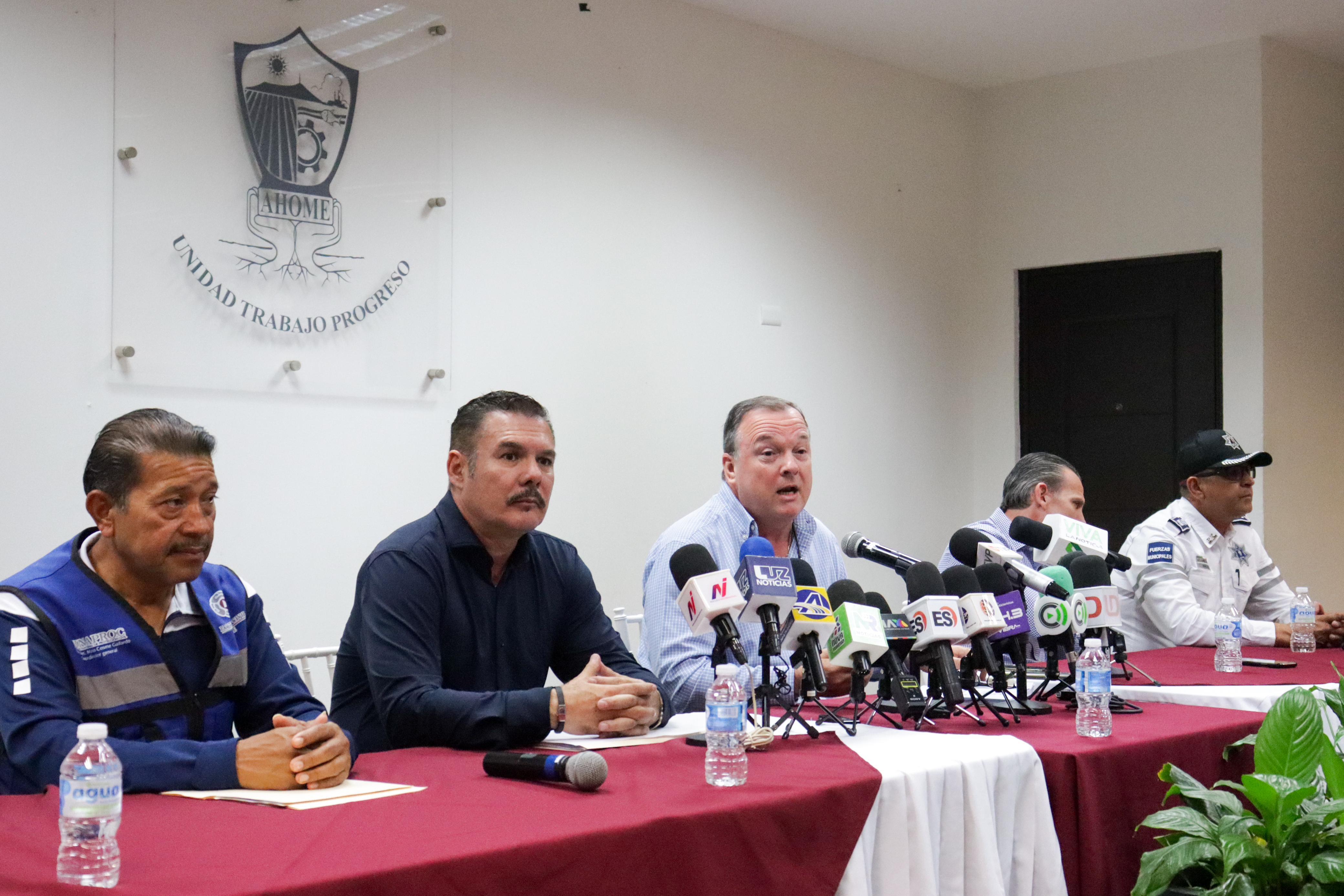 Conferencia de prensa sobre el resultado de Semana Santa 2024 en Ahome