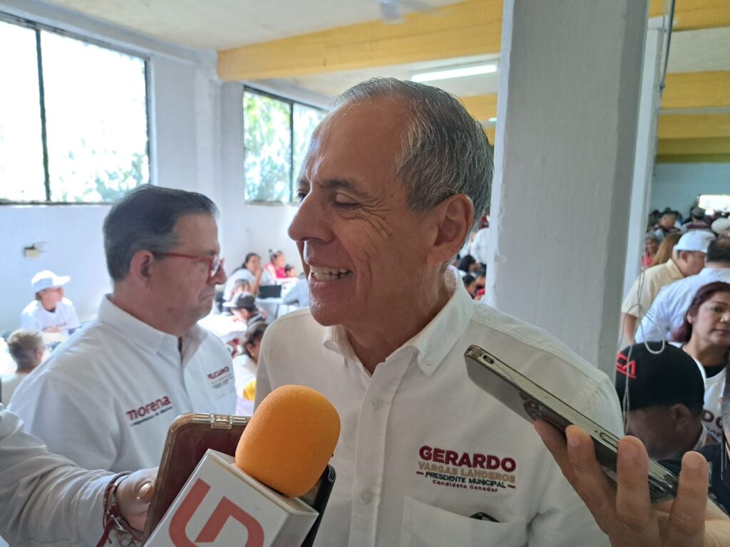 candidato de Morena a la presidencia municipal de Ahome, Gerardo Octavio Vargas Landeros
