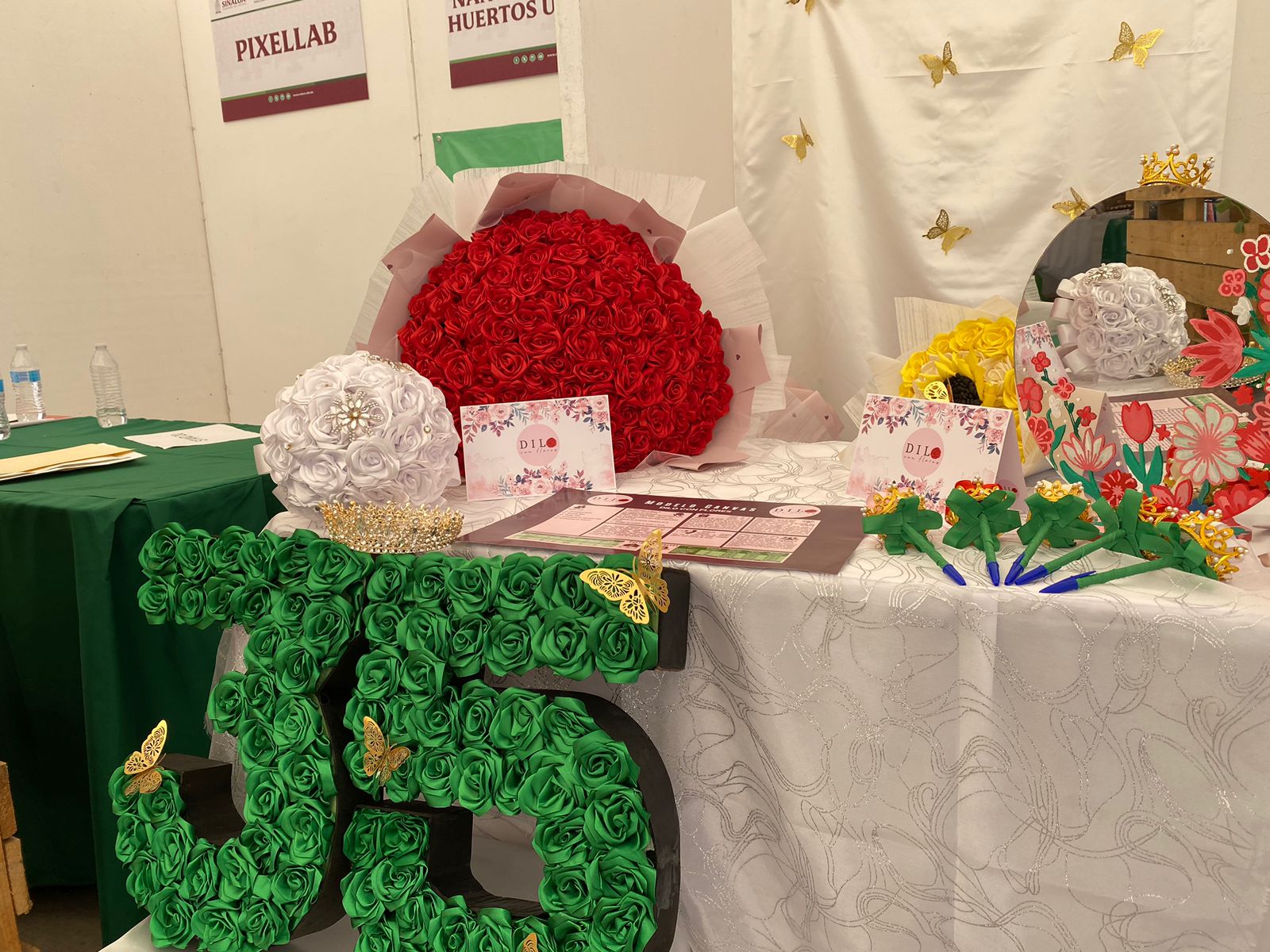El Colegio de Bachilleres del Estado de Sinaloa inauguró este miércoles en Guasave la sexta Feria Emprende Cobaes para el Bienestar./ Foto: Alma Camacho