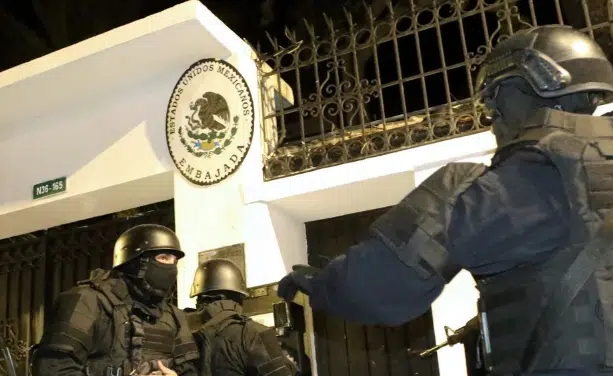 Japón condena irrupción en la embajada de México en Ecuador
