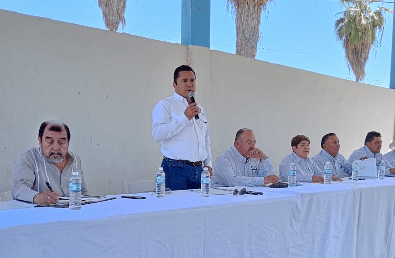 Productores del módulo de riego Guasave