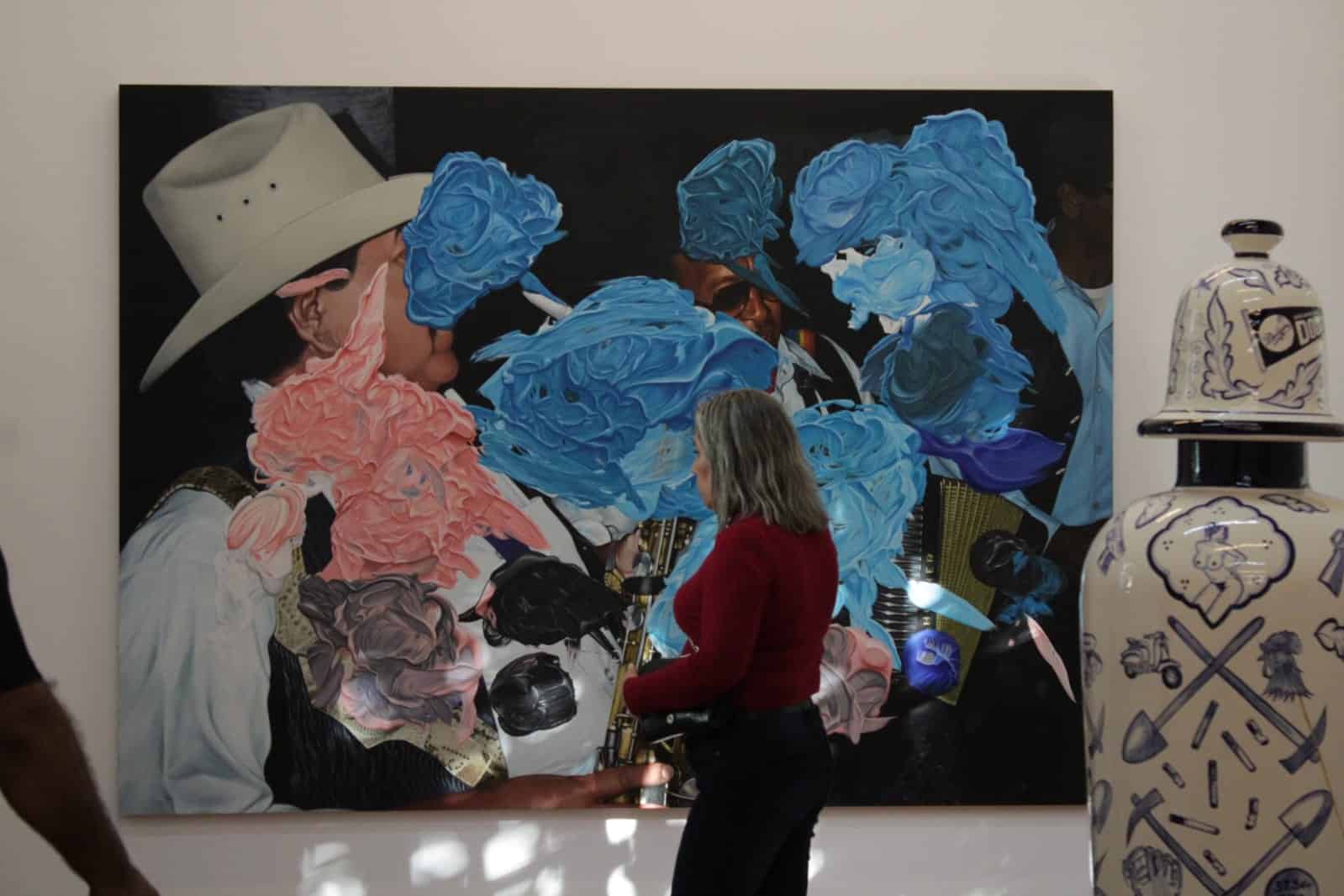 Obra de arte en museo