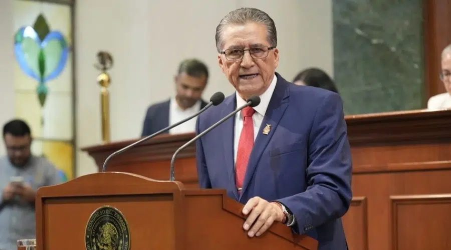 Feliciano Castro Meléndrez, presidente de la Junta de Coordinación Política del Congreso del Estado