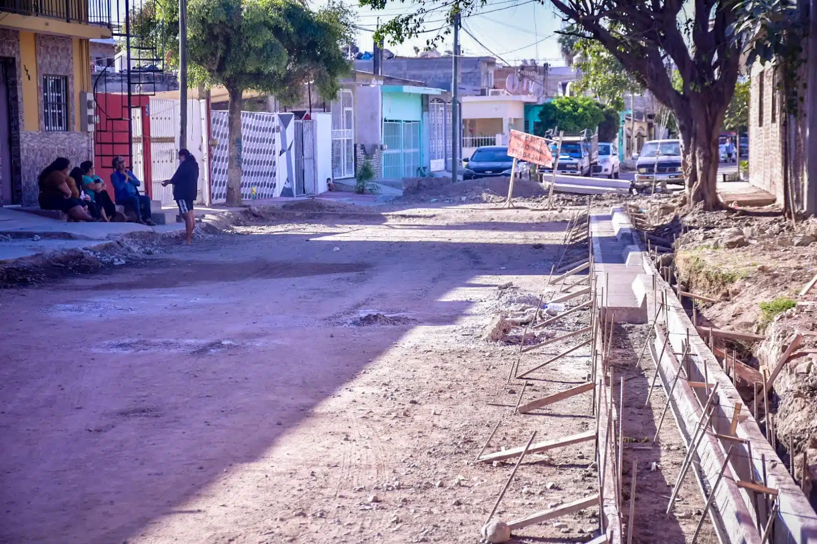 Avance de obra en colonia de Mazatlán.