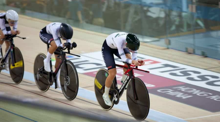 Antonieta Gaxiola y Yarely Salazar ganan bronce en Panamericano de Pista