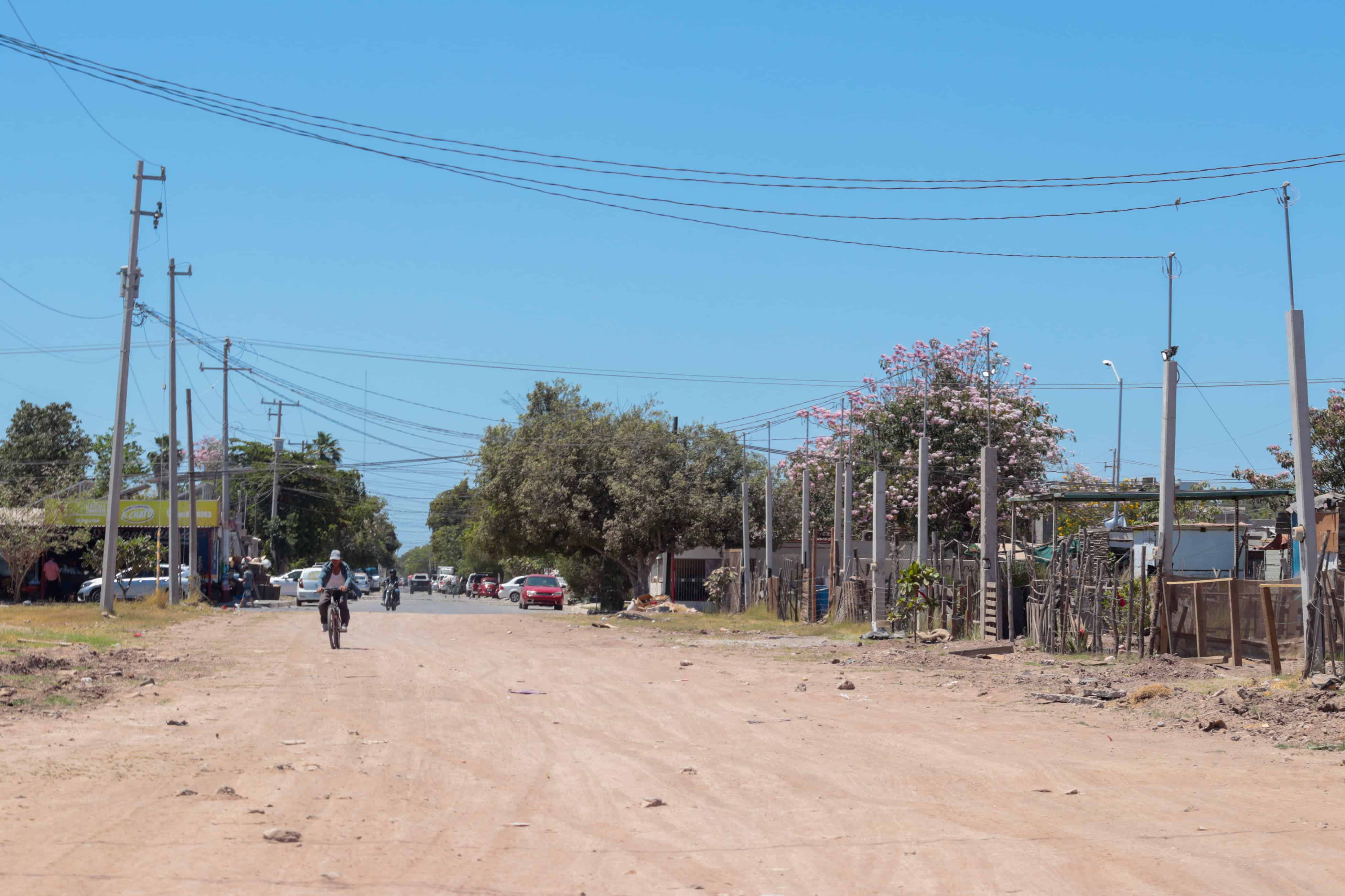 predio de la colonia Santa Alicia en Los Mochis